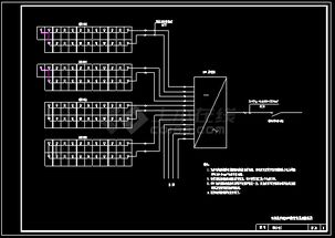 太阳能光伏电站电气设计CAD图纸